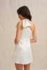The Bow Mini Dress - Ivory
