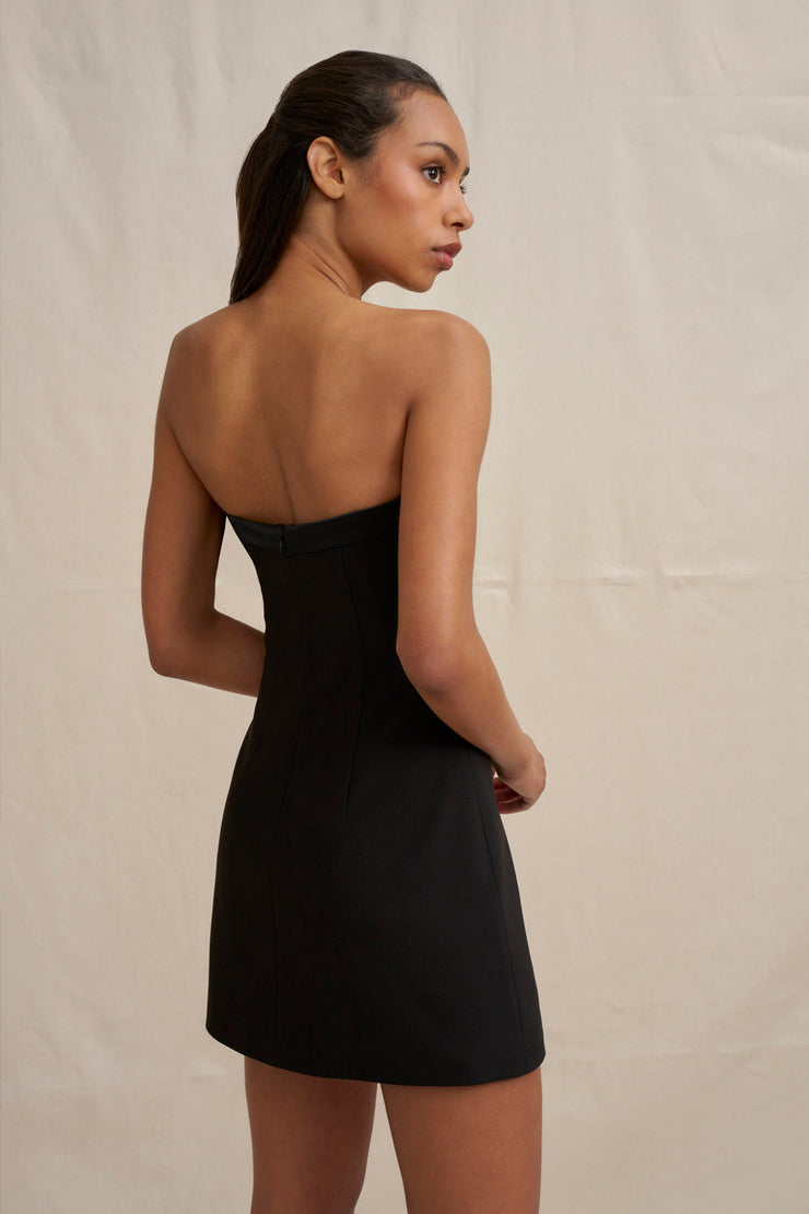 Sabrina Mini Dress - Black