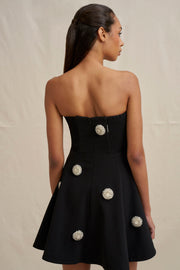 Priscilla Mini Dress - Black