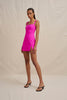 Lizzy Panel Mini Dress - Fuchsia Pink