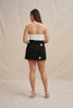 Priscilla Mini Skirt - Pearl Black