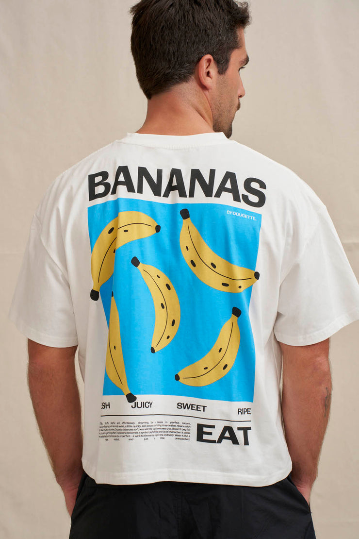 Bananas Compact Tee - Ivory