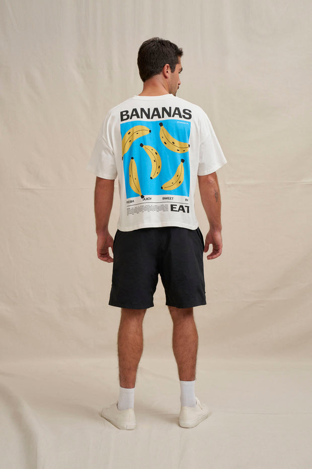 Bananas Compact Tee - Ivory