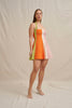 Melon Knit Dress - Green Pink Red Multi