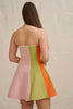 Melon Knit Dress - Green Pink Red Multi
