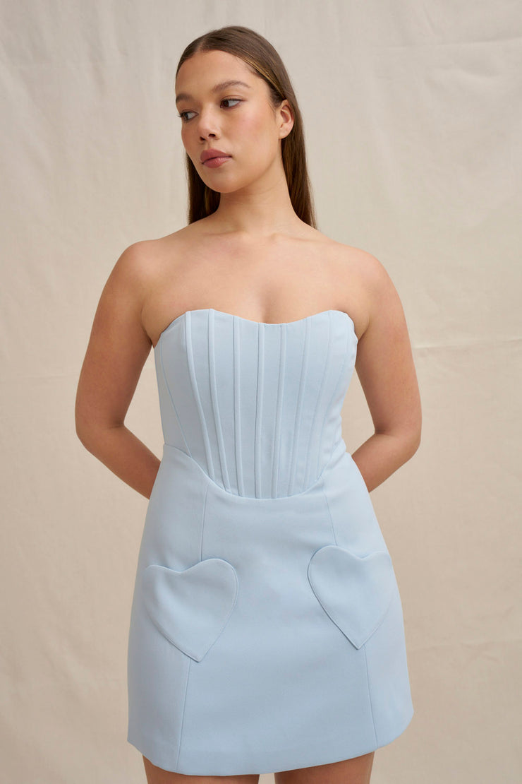 Celeste Mini Dress - Blue