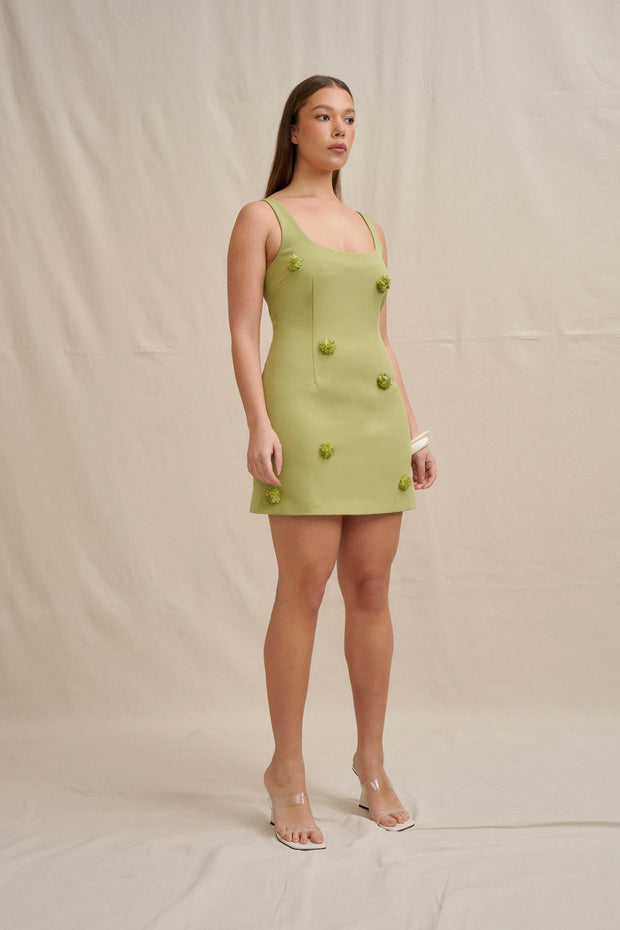 Everjade Mini Dress - Green
