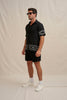 Paradise Palm Sun Shirt - Ivory Black