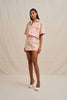 Aster Pipe Mini Skirt - Sorbet Floral