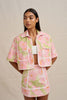 Aster Pipe Mini Skirt - Sorbet Floral