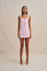Paradise Lace Up Camisole - Ivory Lilac