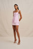 Paradise Lace Up Camisole - Ivory Lilac