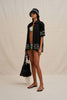 Paradise Palm Sun Shirt - Ivory Black