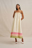 Verona Sun Dress - Ecru Multi