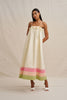 Verona Sun Dress - Ecru Multi