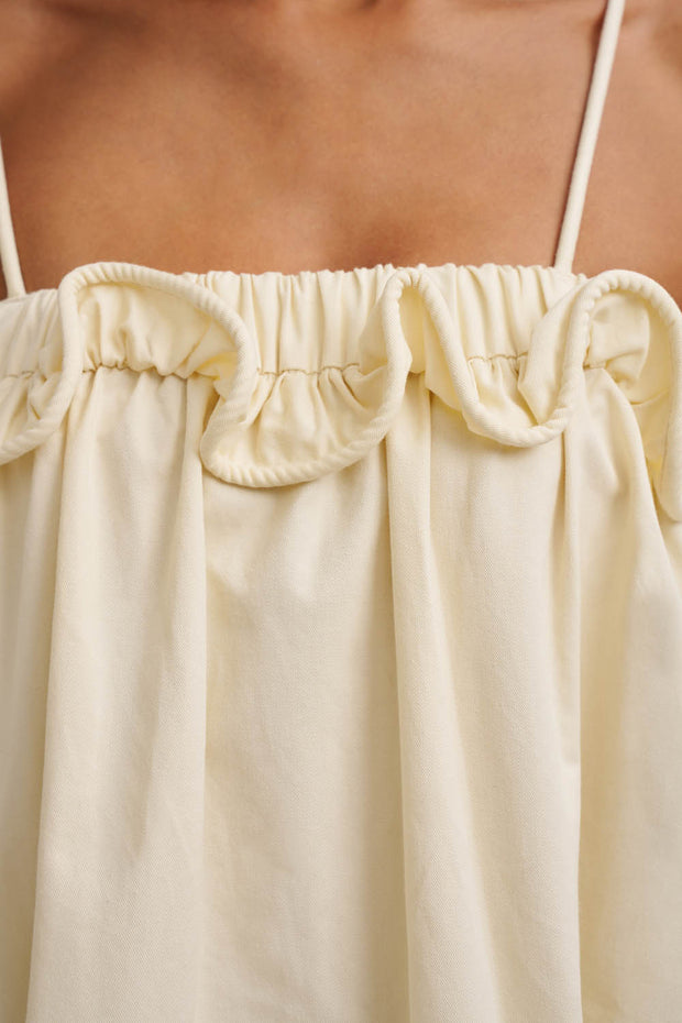 Verona Sun Dress - Ecru Multi