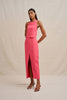 Chloe Midi Skirt - Coral Pink