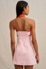 Wisteria Halter Mini Dress - Red Pink