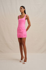 Valencia Mini Dress - Taffy Pink