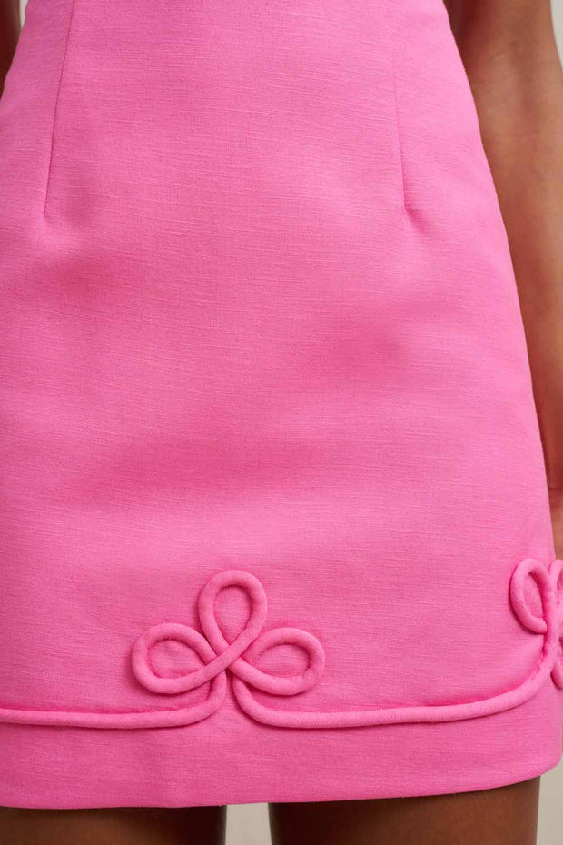 Valencia Mini Dress - Taffy Pink