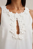 Alison Ruffle Mini Dress - Ivory