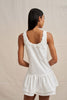 Alison Ruffle Mini Dress - Ivory