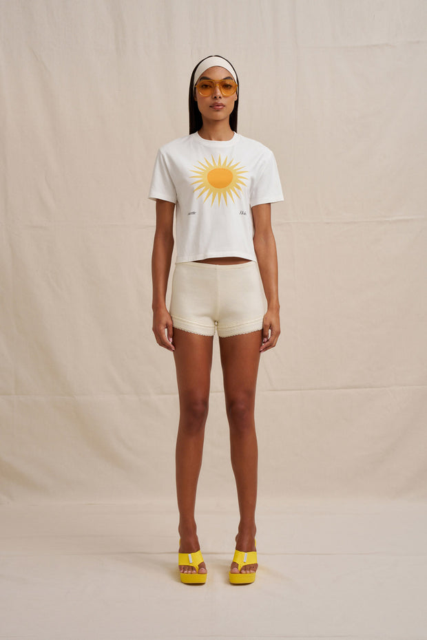 OOO Baby Tee - Ivory