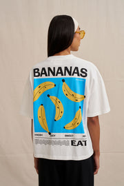 Bananas Compact Tee - Ivory