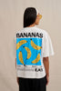 Bananas Compact Tee - Ivory