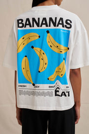 Bananas Compact Tee - Ivory