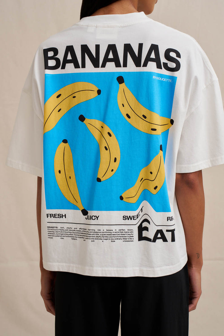 Bananas Compact Tee - Ivory