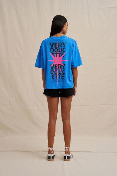 Star Compact Tee - Electric Blue