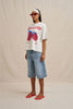 Live Sweet Compact Tee -  Ivory
