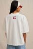 Live Sweet Compact Tee -  Ivory