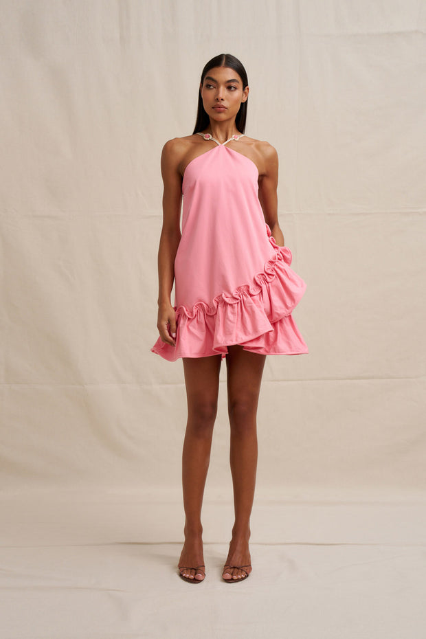 Verona Mini Dress - Pink