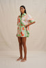 Bloomtide Mini Short - Multi Green Peach