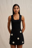 Priscilla Mini Skirt - Pearl Black