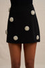 Priscilla Mini Skirt - Pearl Black