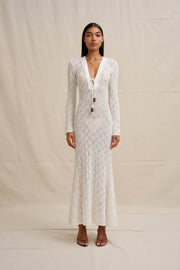 Eliana Sheer Ankle Dress