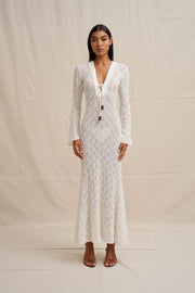 Eliana Sheer Ankle Dress