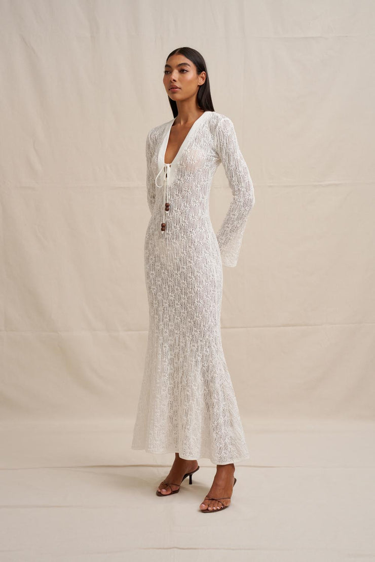 Eliana Sheer Ankle Dress