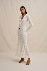 Eliana Sheer Ankle Dress