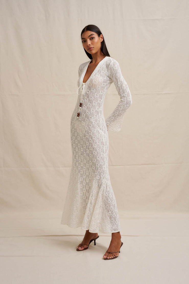 Eliana Sheer Ankle Dress