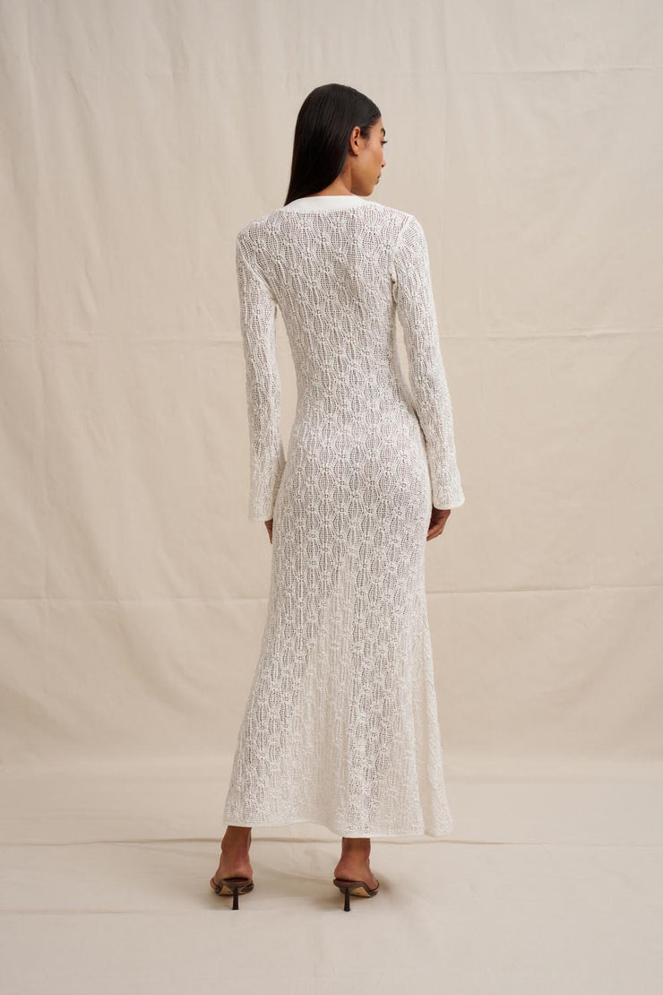 Eliana Sheer Ankle Dress