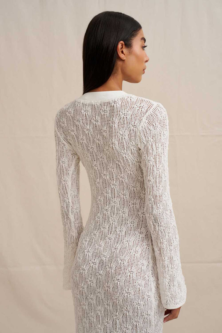 Eliana Sheer Ankle Dress