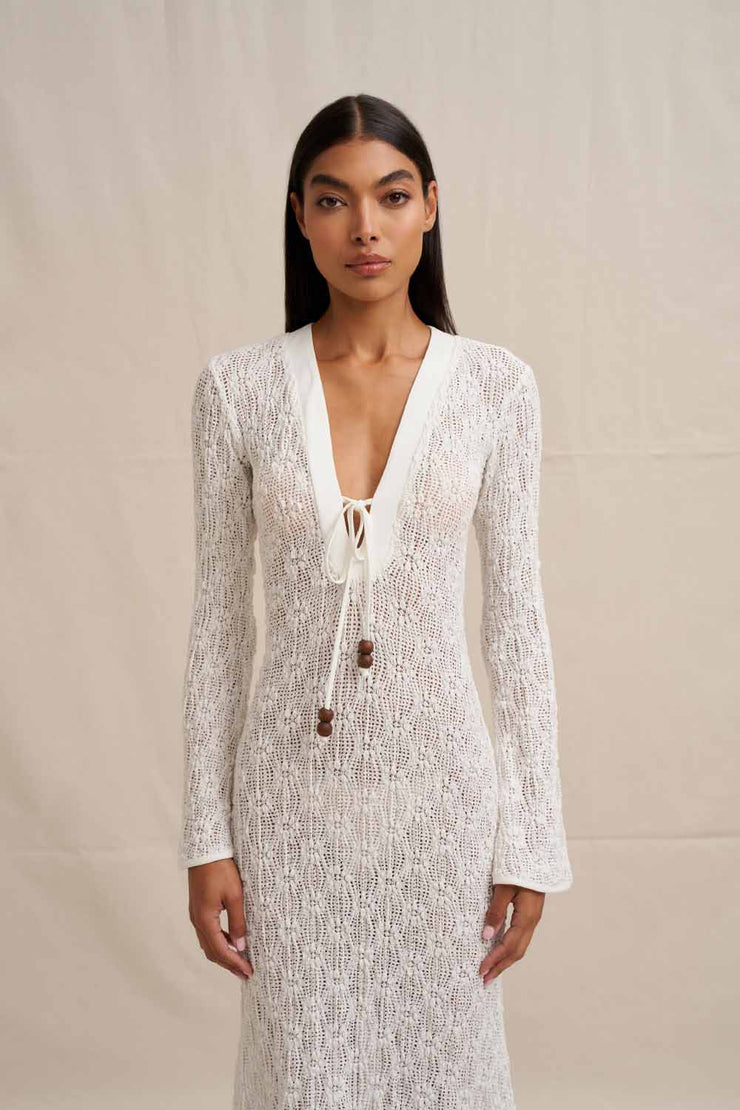 Eliana Sheer Ankle Dress