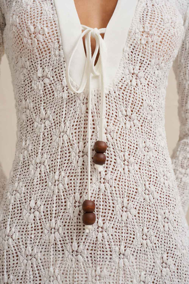 Eliana Sheer Ankle Dress