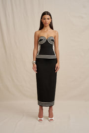 Sloane Stripe Strapless Top