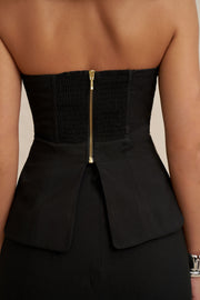 Sloane Stripe Strapless Top