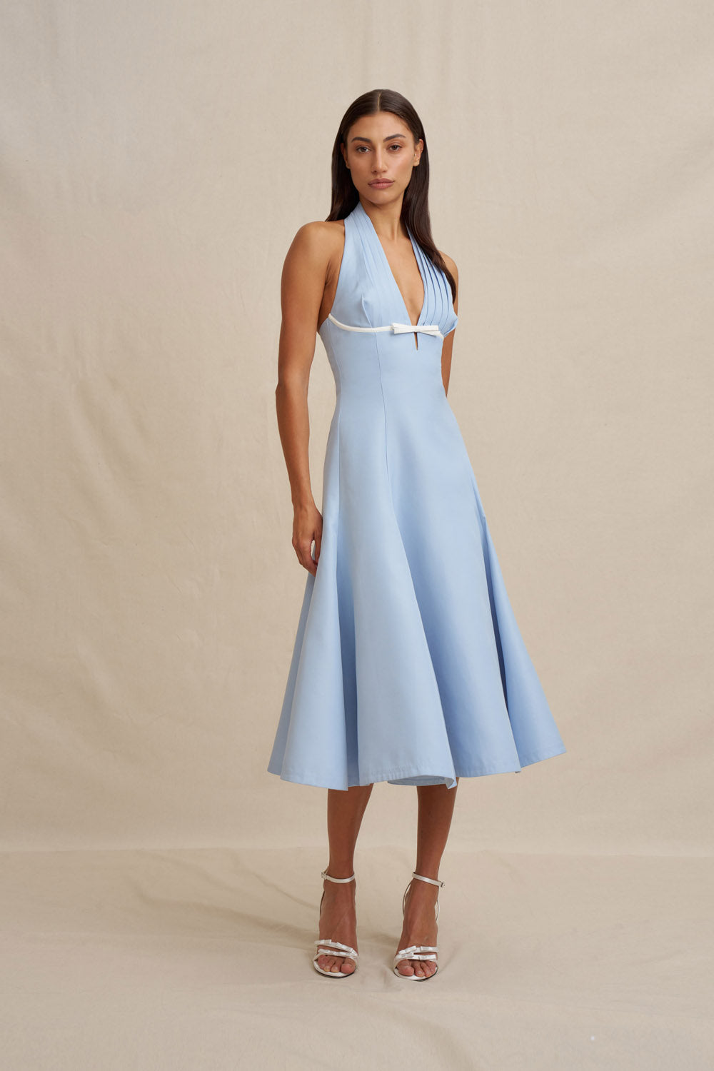 by johnny blue dress Lilian Halter Midi Why Its Special:lightweight